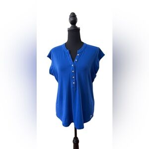 Calvin Klein Royal Blue Women's Button-Down Shirt